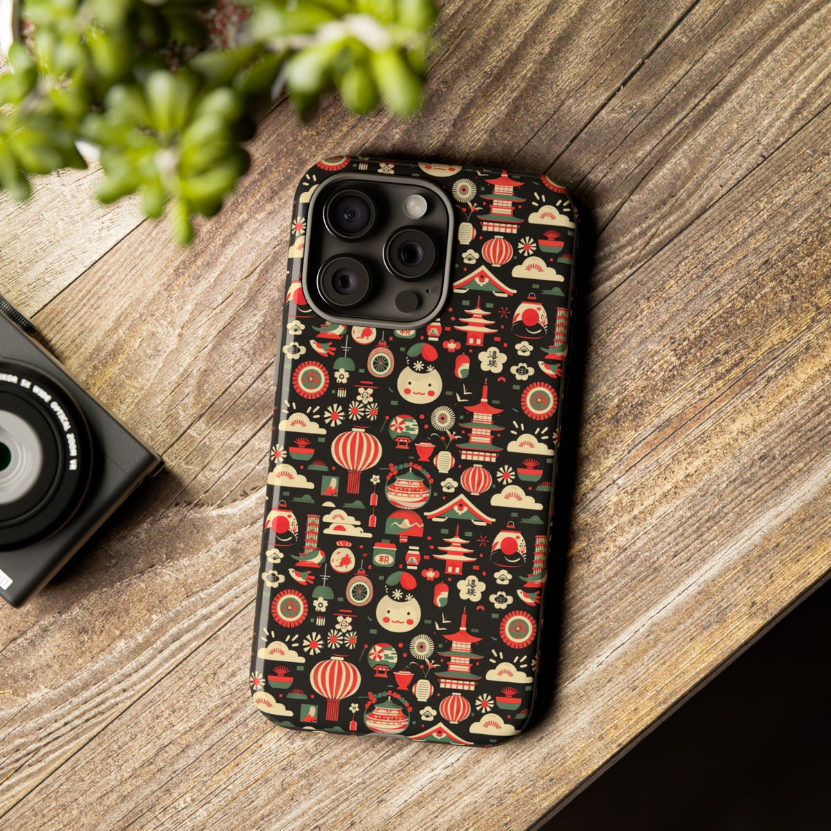 Japanese Pattern Phone Case – Elegant & Timeless Design for Your Phone 032