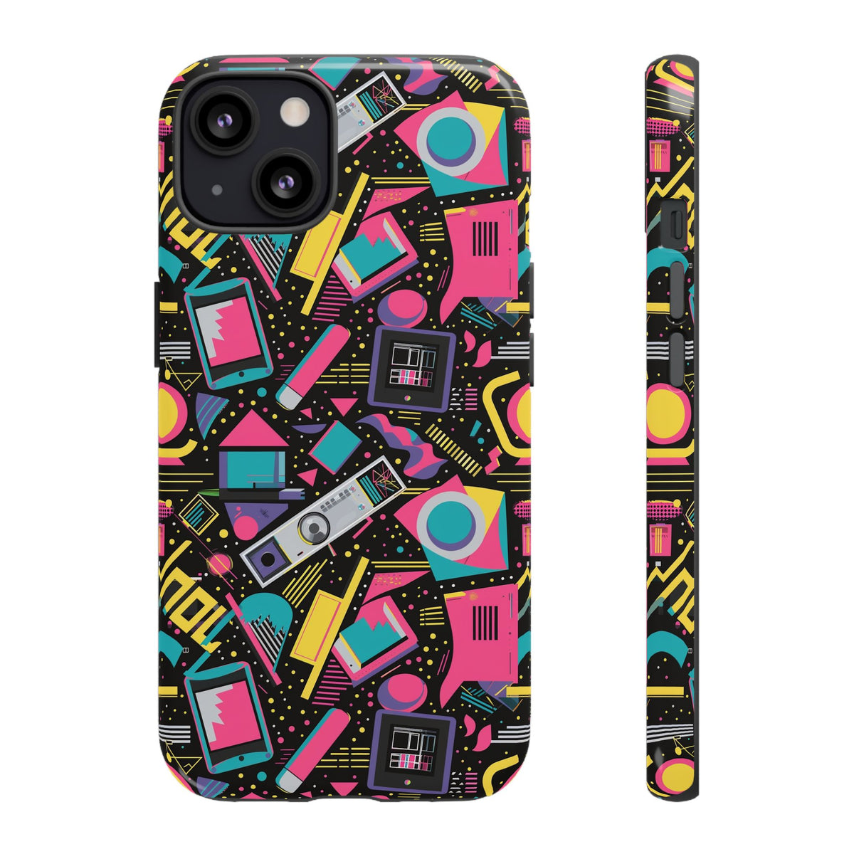 Retro 80s Seamless Phone Case – Vintage Style Meets Modern Protection 192