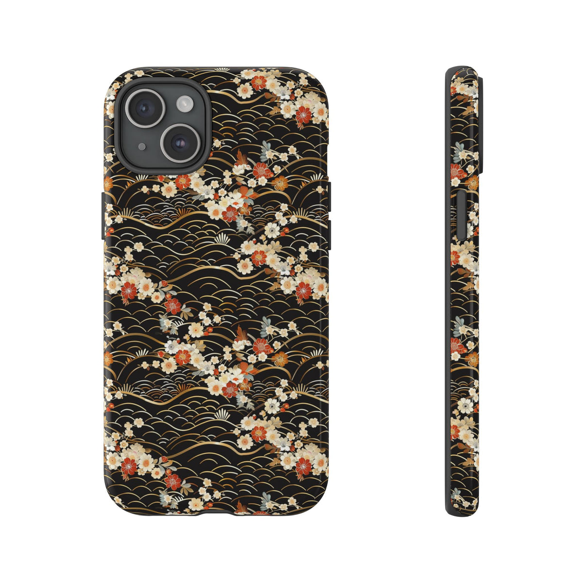 Japanese Pattern Phone Case – Elegant & Timeless Design for Your Phone 097