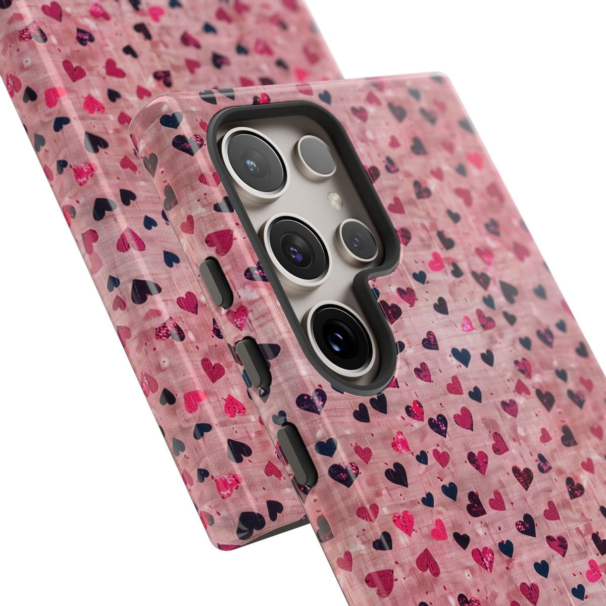 Heart Pattern Phone Case – Stylish & Loving Design for Your Device 229