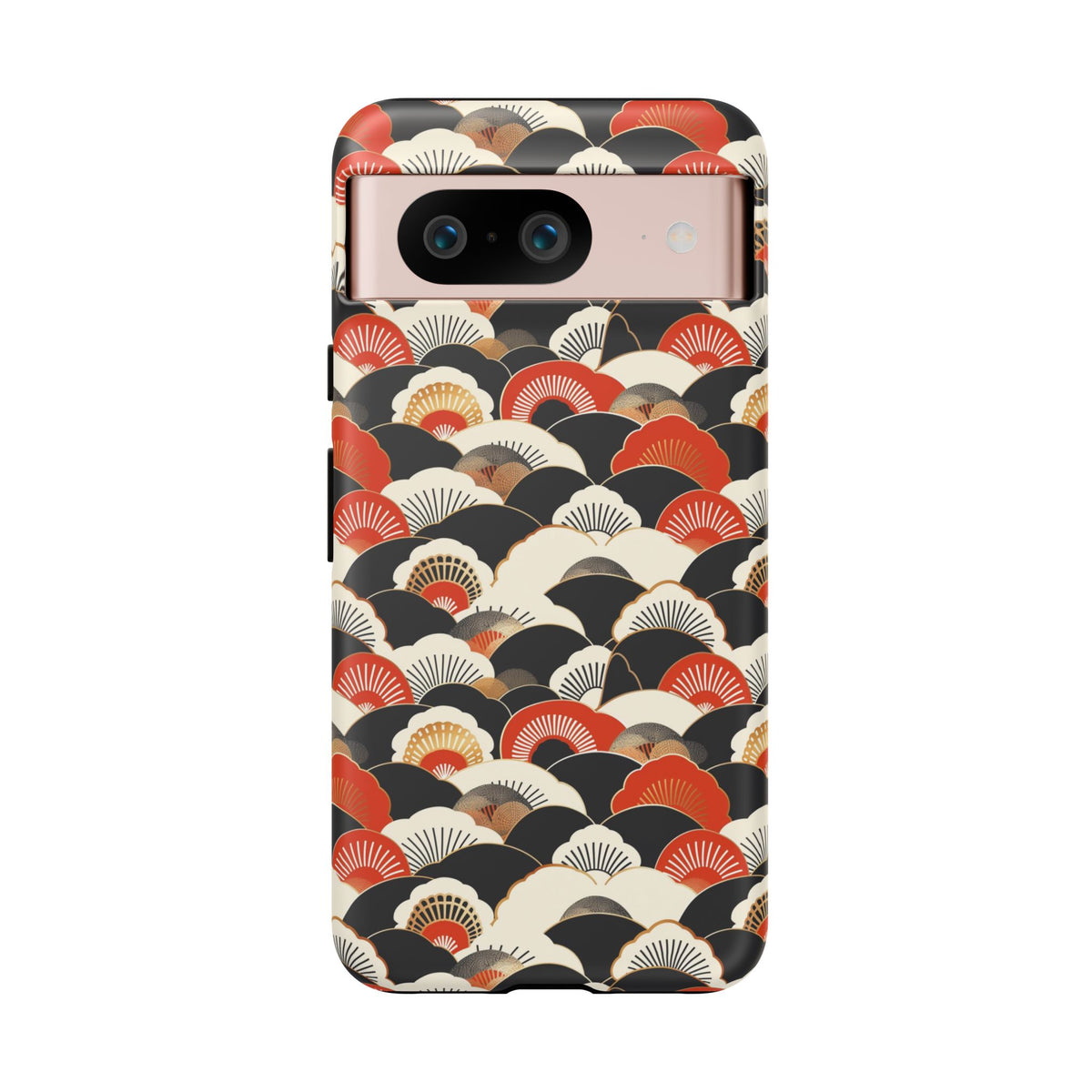 Japanese Pattern Phone Case – Elegant & Timeless Design for Your Phone 080