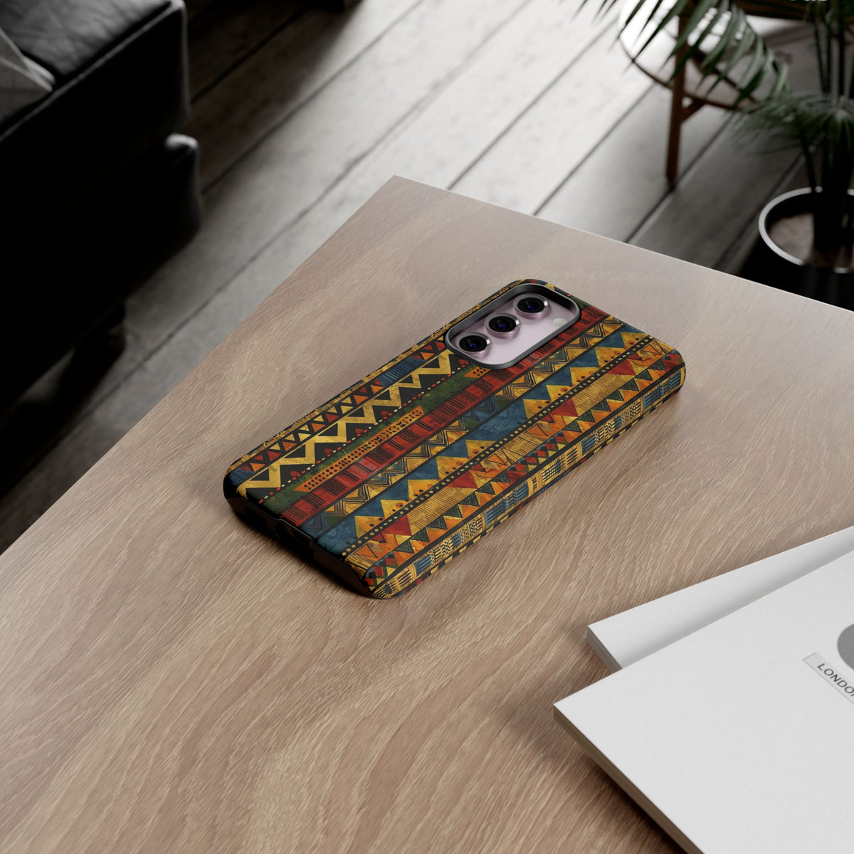 Stylish African Pattern Phone Case – Unique and Vibrant Protection 166