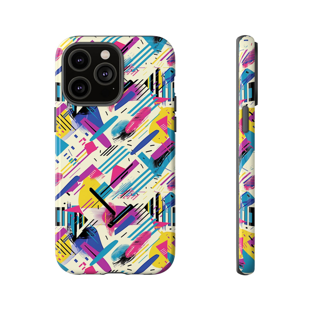 Retro 80s Seamless Phone Case – Vintage Style Meets Modern Protection 134