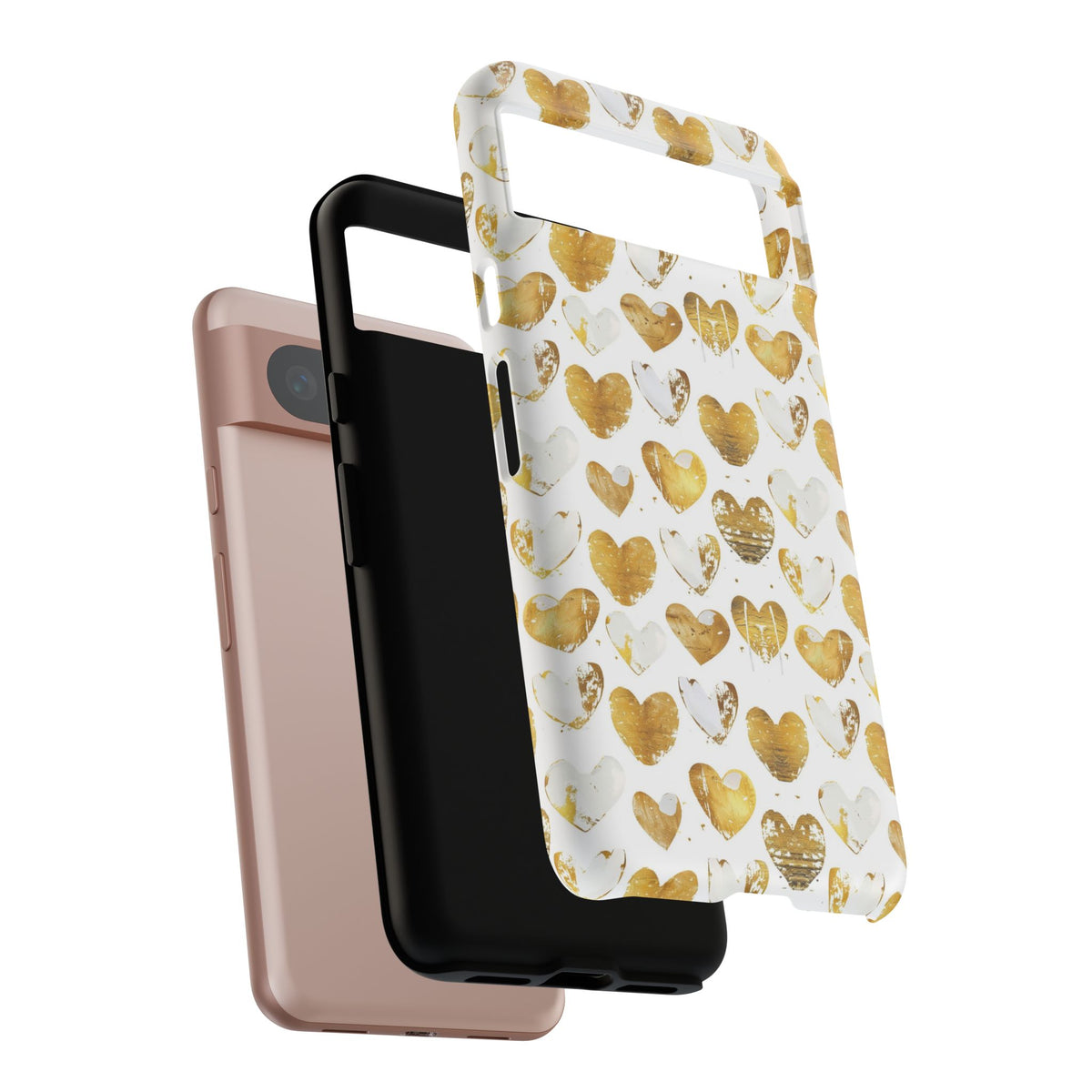 Heart Pattern Phone Case – Stylish & Loving Design for Your Device 369