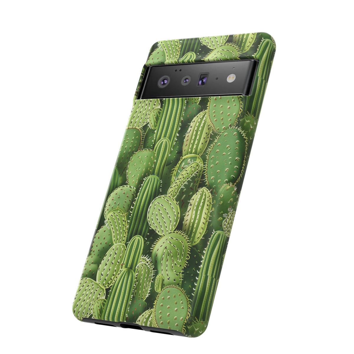 Cactus Embroidery Phone Case – Elegant and Unique Handcrafted Cactus Design