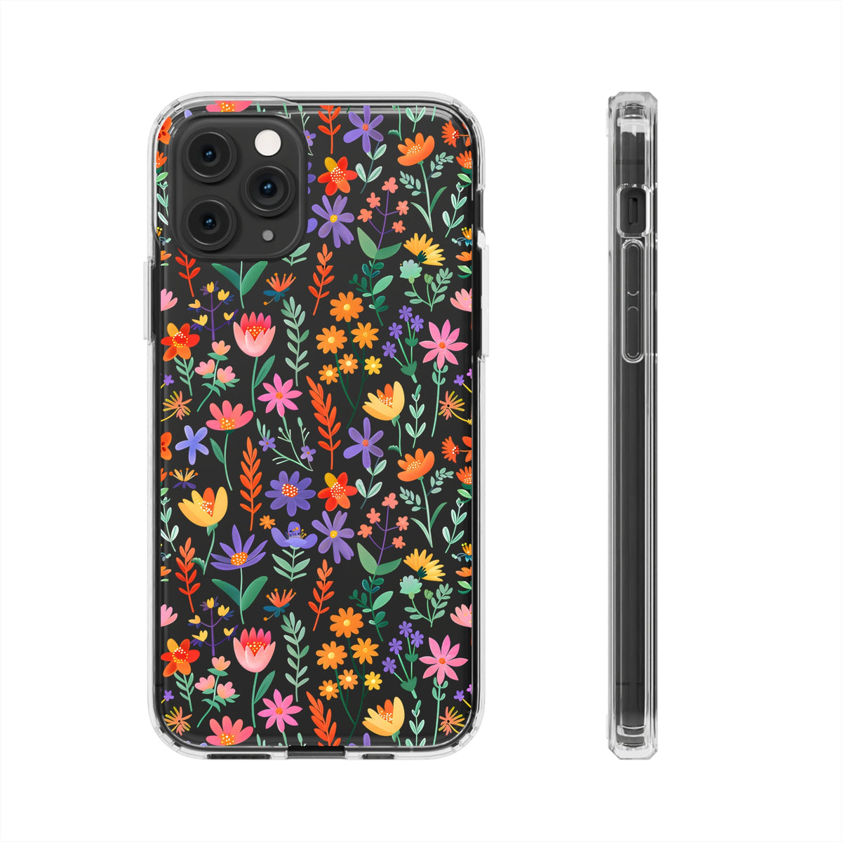 Wild Flowers Garden Stitch Phone Case – Nature-Inspired Floral Design 11