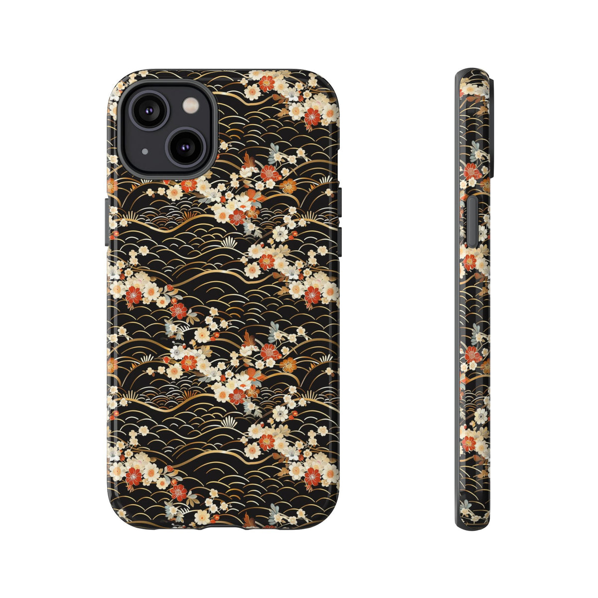 Japanese Pattern Phone Case – Elegant & Timeless Design for Your Phone 097