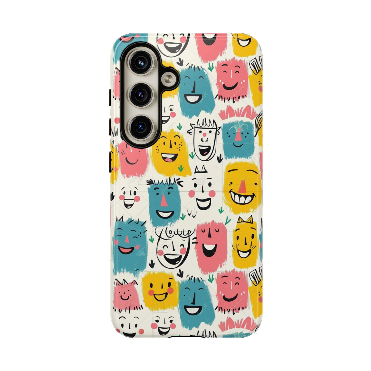 Happy Faces Phone Case – Joyful and Cheerful Design for a Bright Look