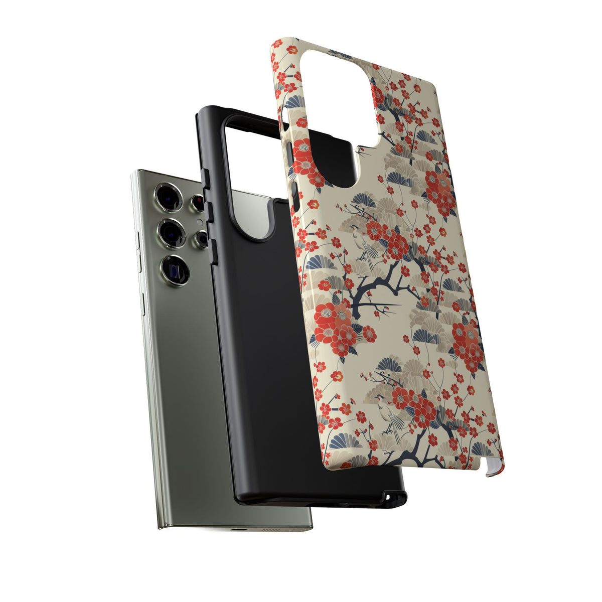 Japanese Pattern Phone Case – Elegant & Timeless Design for Your Phone 031