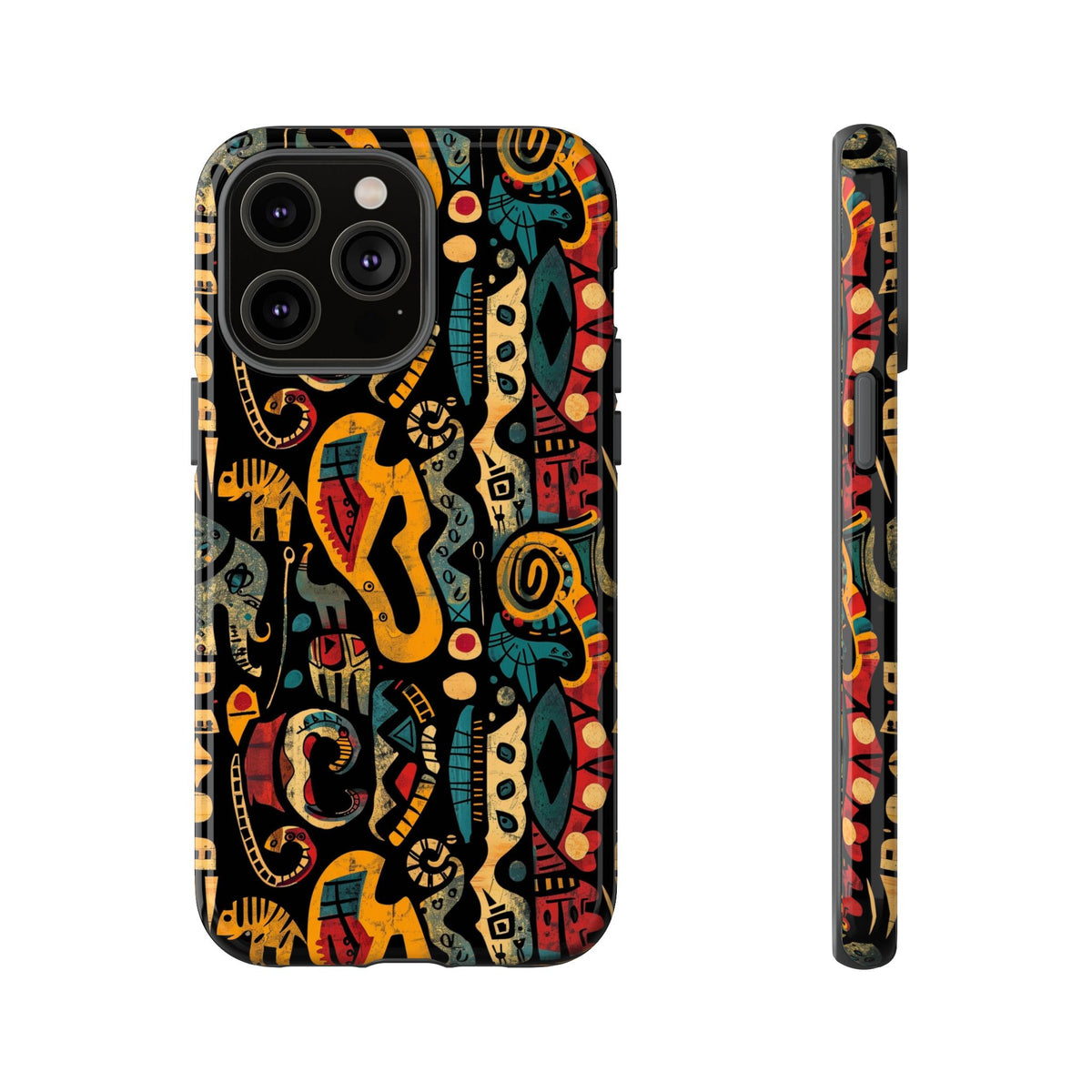 Stylish African Pattern Phone Case – Unique and Vibrant Protection 153