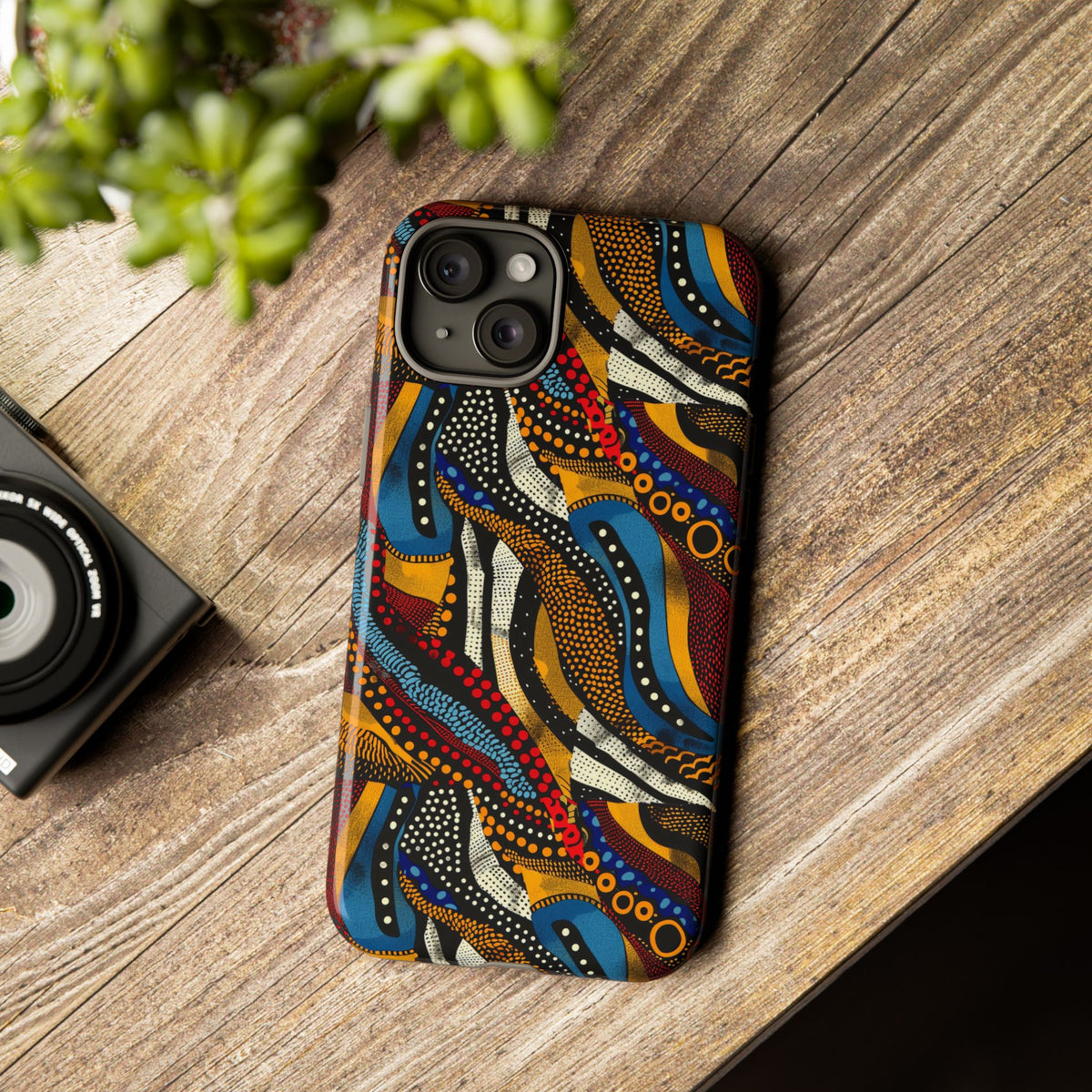 Stylish African Pattern Phone Case – Unique and Vibrant Protection 140