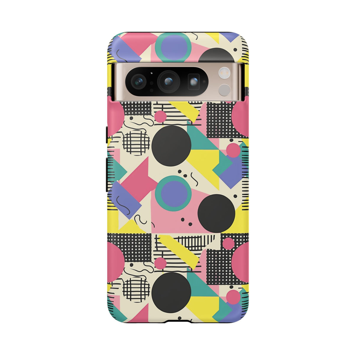 90s Themed Seamless Pattern Phone Case – Embrace Retro Style and Protection 228