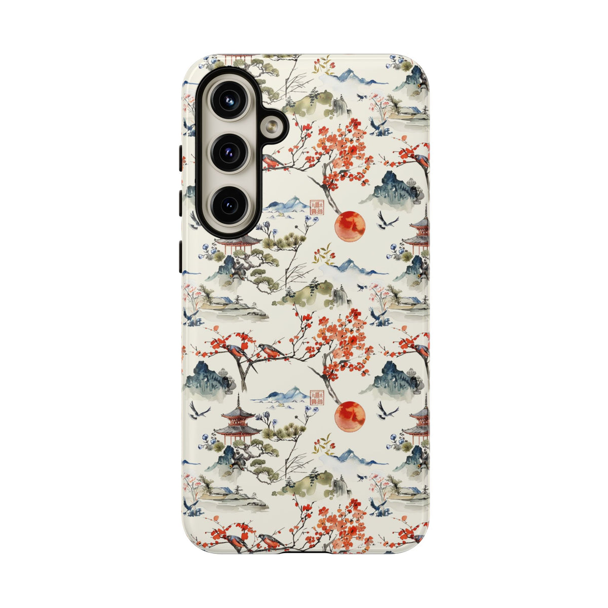 Japanese Pattern Phone Case – Elegant & Timeless Design for Your Phone 120