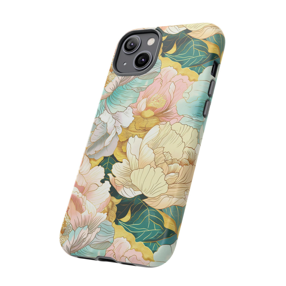 Japanese Blossom Asian Floral Design Phone Case – Elegant Floral Phone Cover