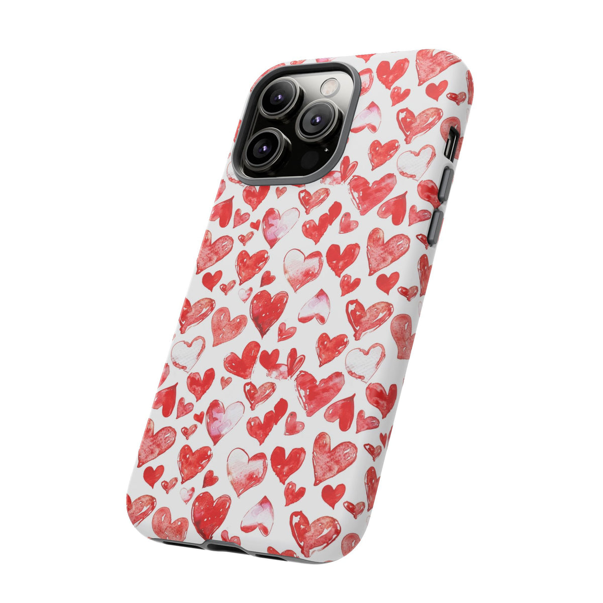 Heart Pattern Phone Case – Stylish & Loving Design for Your Device 813