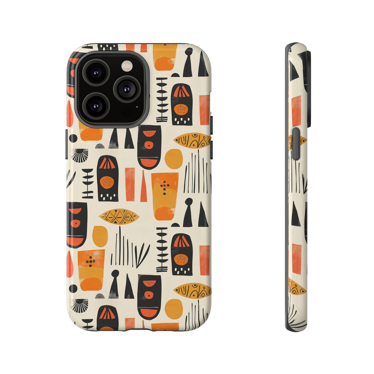 Stylish African Pattern Phone Case – Unique and Vibrant Protection 208