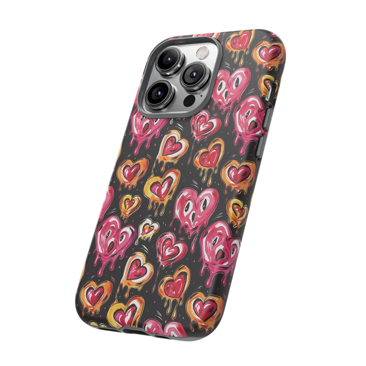 Heart Pattern Phone Case – Stylish & Loving Design for Your Device 361