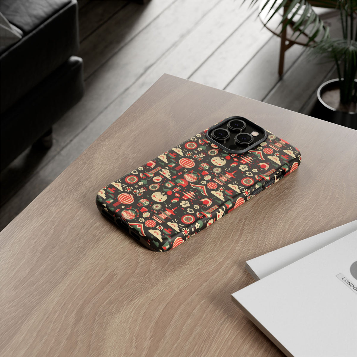 Japanese Pattern Phone Case – Elegant & Timeless Design for Your Phone 032