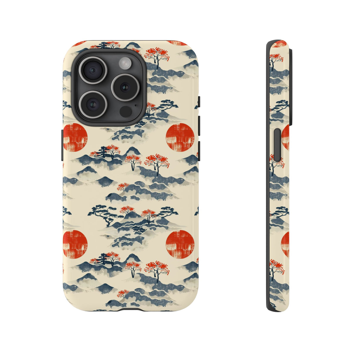 Japanese Pattern Phone Case – Elegant & Timeless Design for Your Phone 085