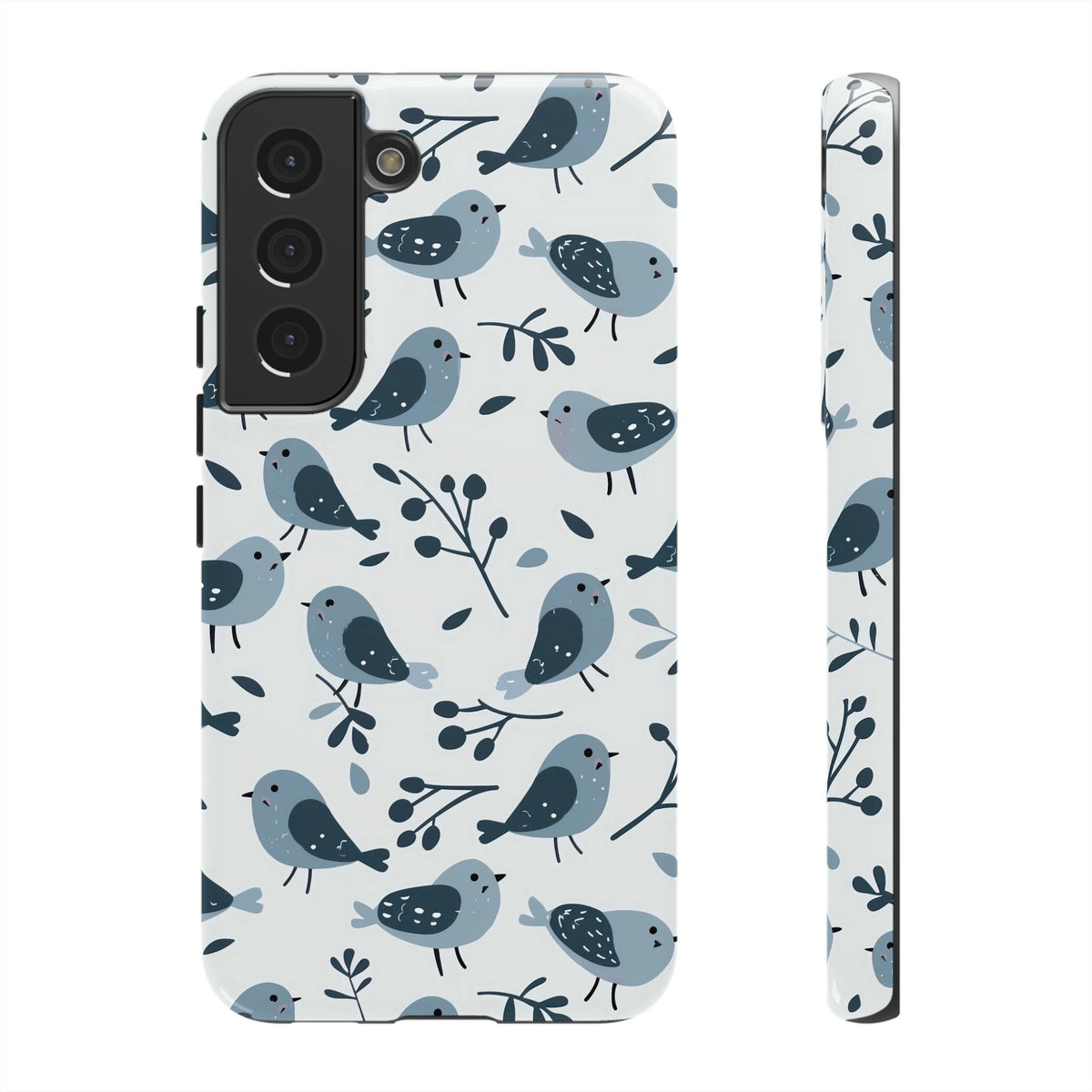 Birds Seamless Pattern Phone Case – Elegant and Timeless Avian Design 10