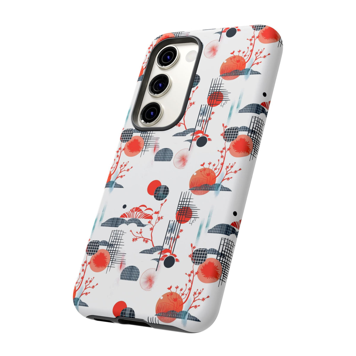 Japanese Pattern Phone Case – Elegant & Timeless Design for Your Phone 082