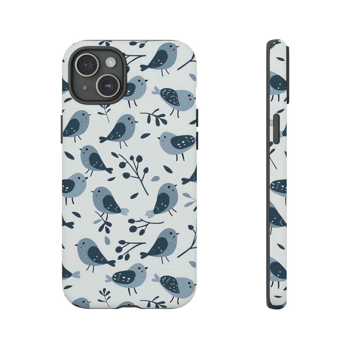 Birds Seamless Pattern Phone Case – Elegant and Timeless Avian Design 10