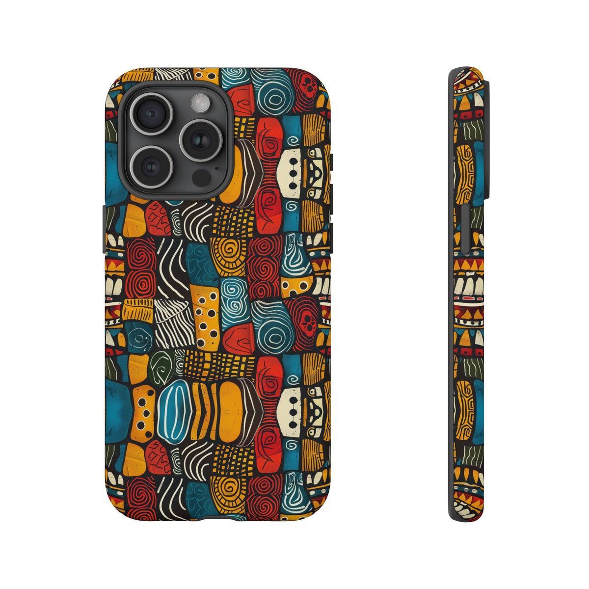 Stylish African Pattern Phone Case – Unique and Vibrant Protection 159