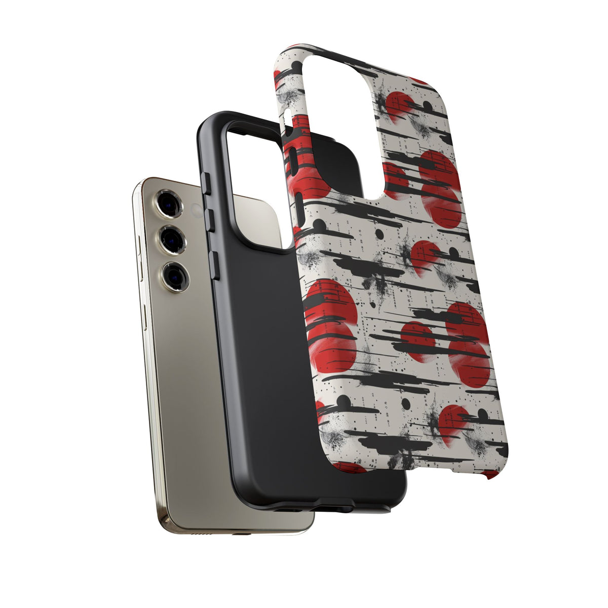 Japanese Pattern Phone Case – Elegant & Timeless Design for Your Phone 053