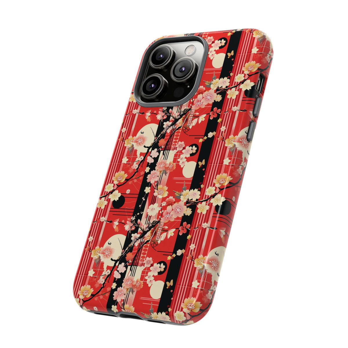 Japanese Pattern Phone Case – Elegant & Timeless Design for Your Phone 026