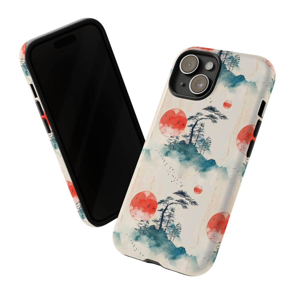 Japanese Pattern Phone Case – Elegant & Timeless Design for Your Phone 055