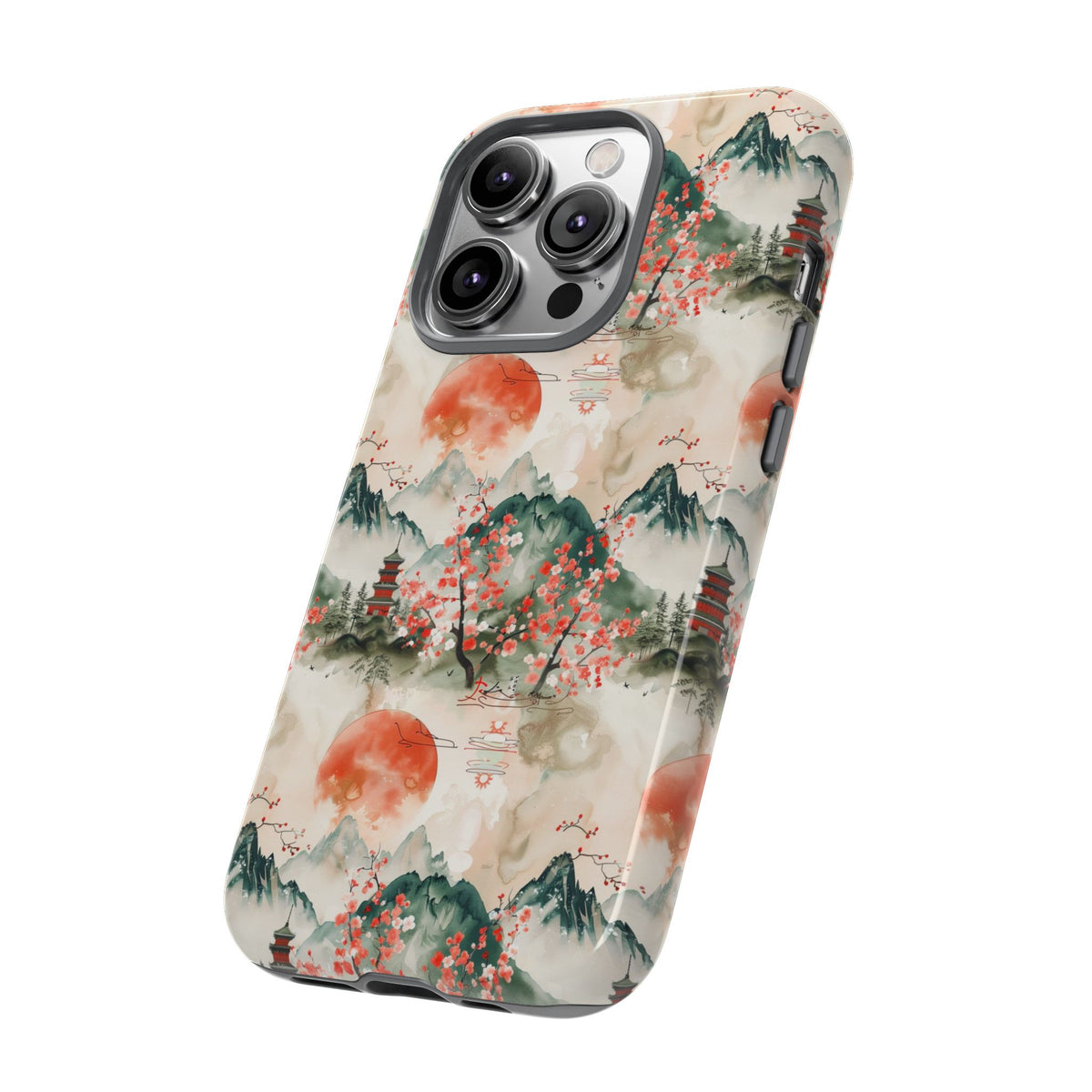 Japanese Pattern Phone Case – Elegant & Timeless Design for Your Phone 057