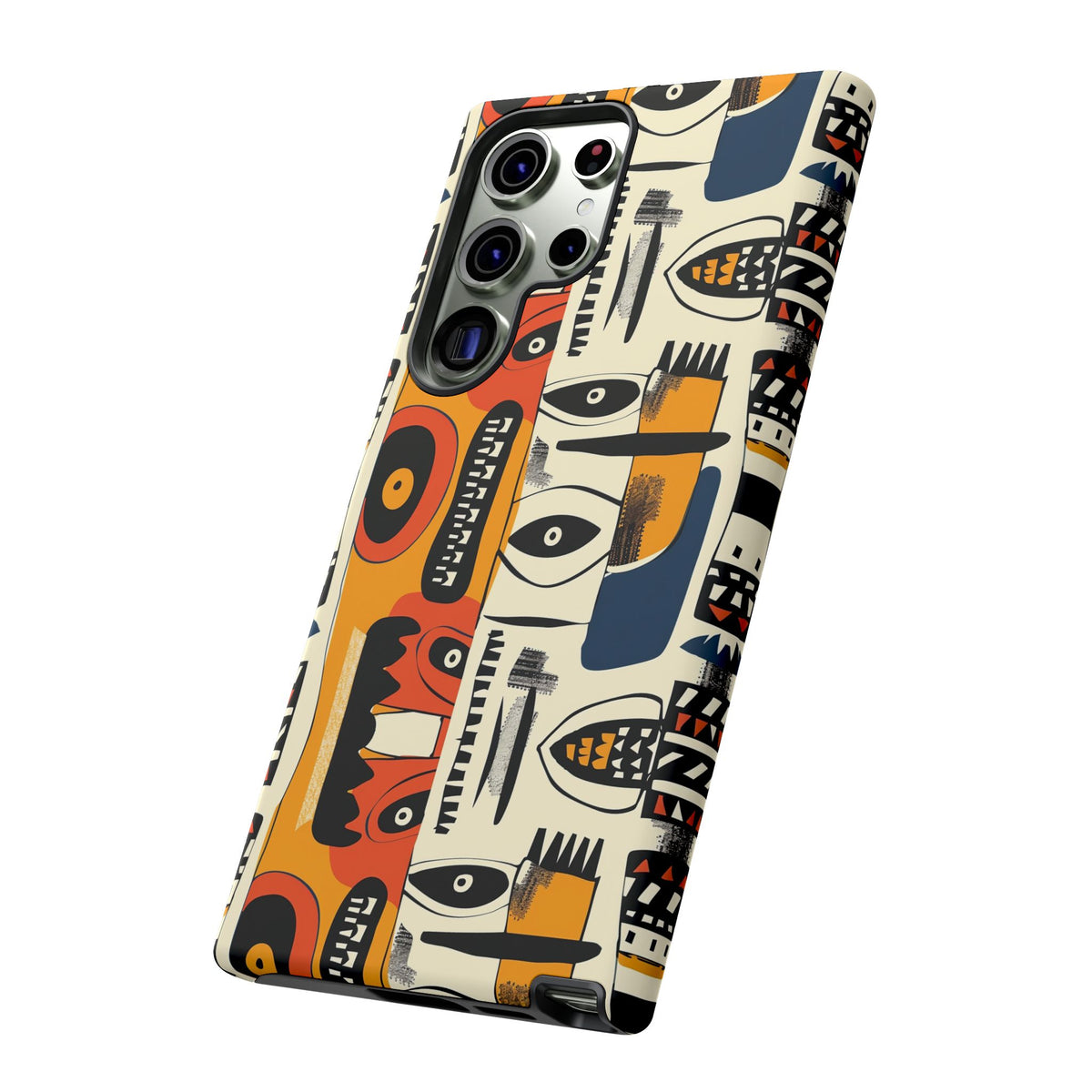 Stylish African Pattern Phone Case – Unique and Vibrant Protection 204