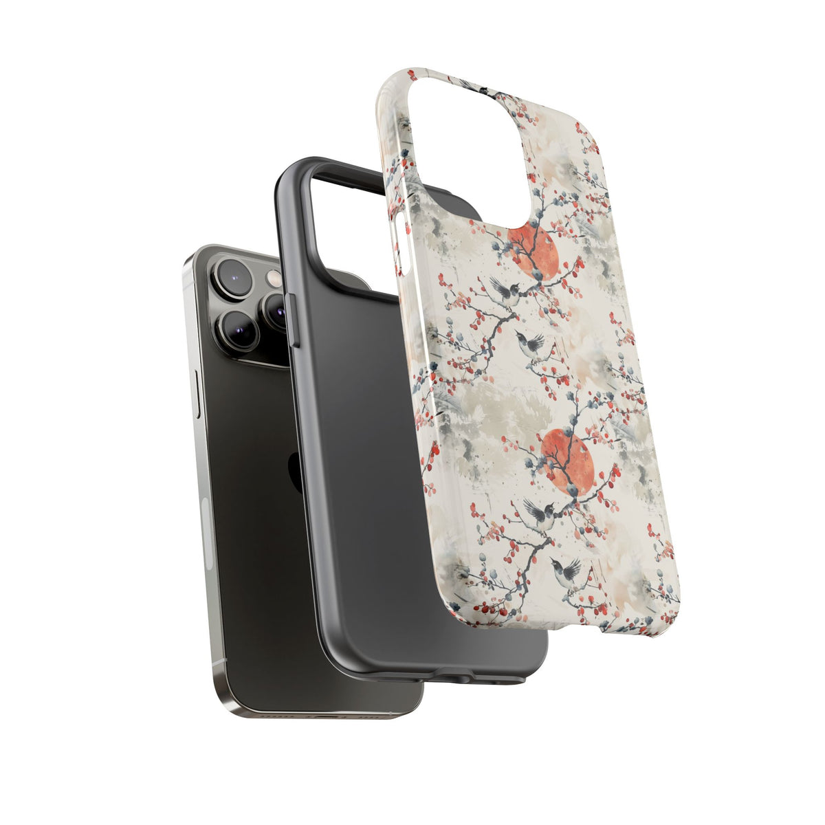 Japanese Pattern Phone Case – Elegant & Timeless Design for Your Phone 136