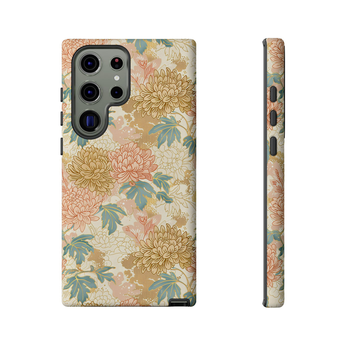 Japanese Blossom Asian Floral Design Phone Case – Elegant Floral Phone Cover