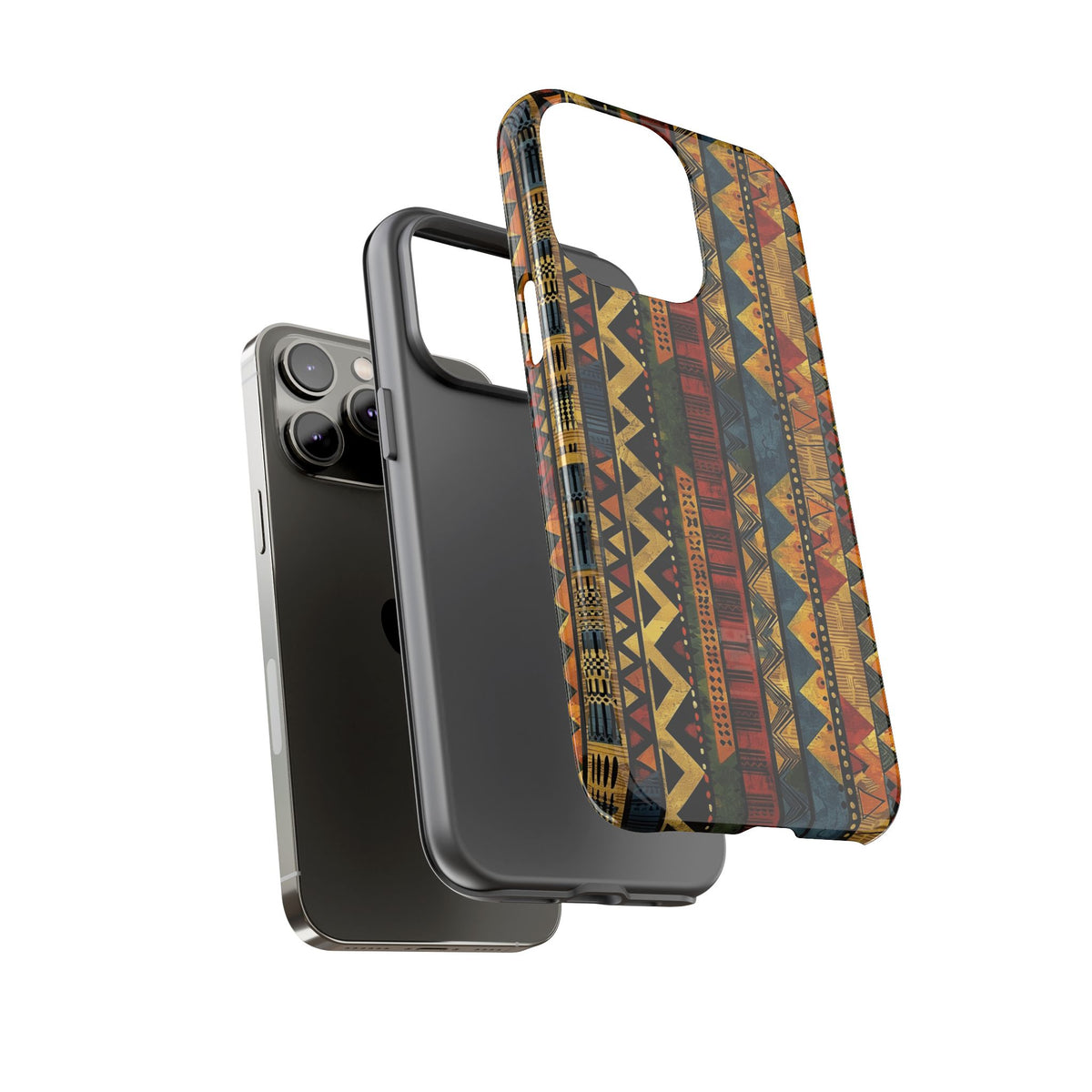 Stylish African Pattern Phone Case – Unique and Vibrant Protection 166