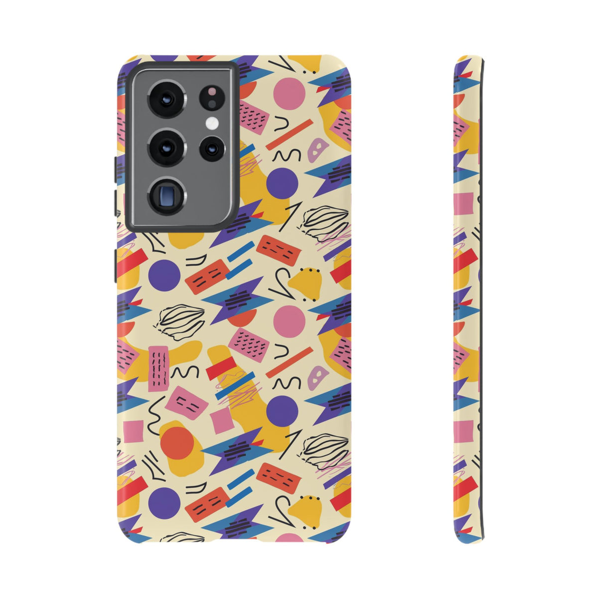 90s Themed Seamless Pattern Phone Case – Embrace Retro Style and Protection 270