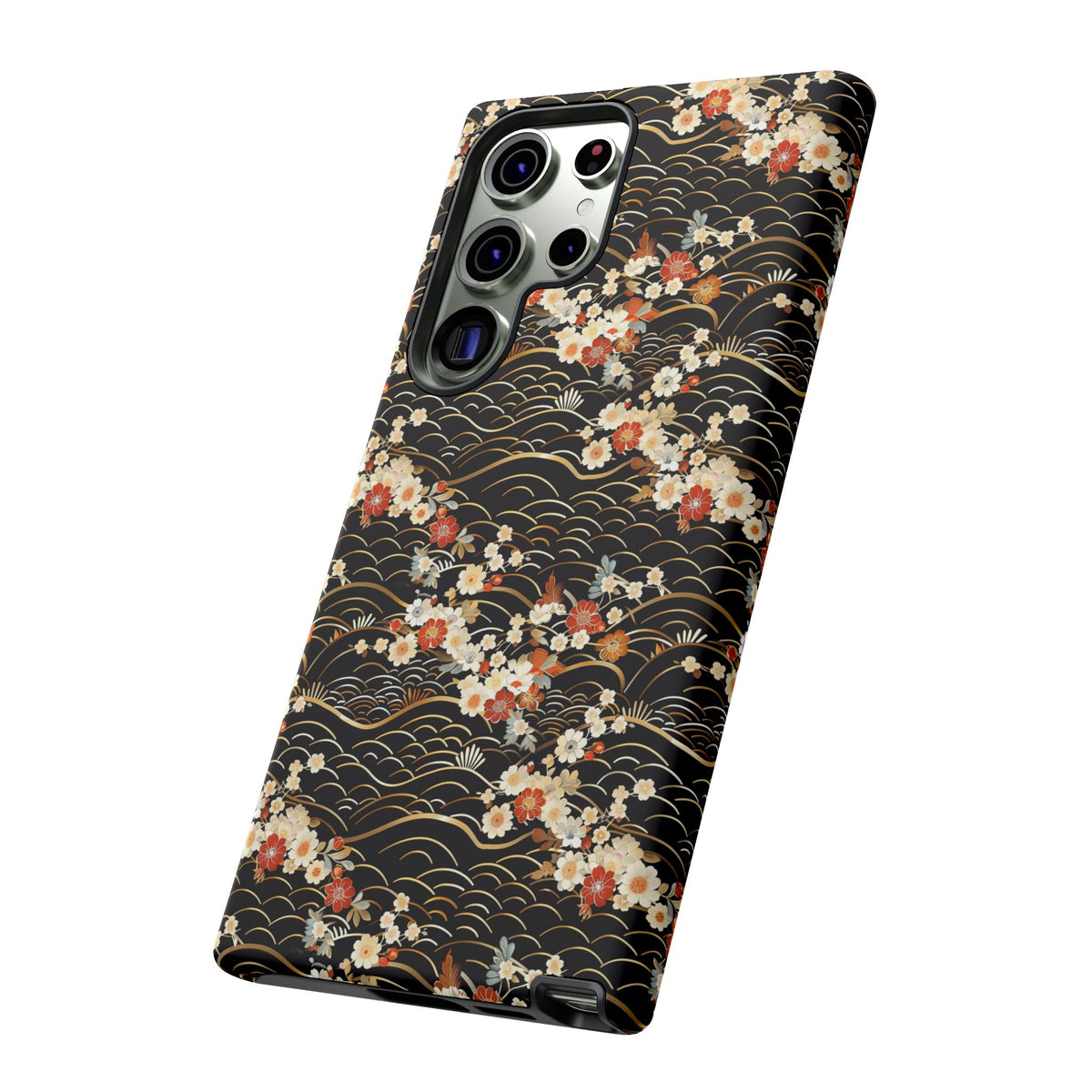 Japanese Pattern Phone Case – Elegant & Timeless Design for Your Phone 097