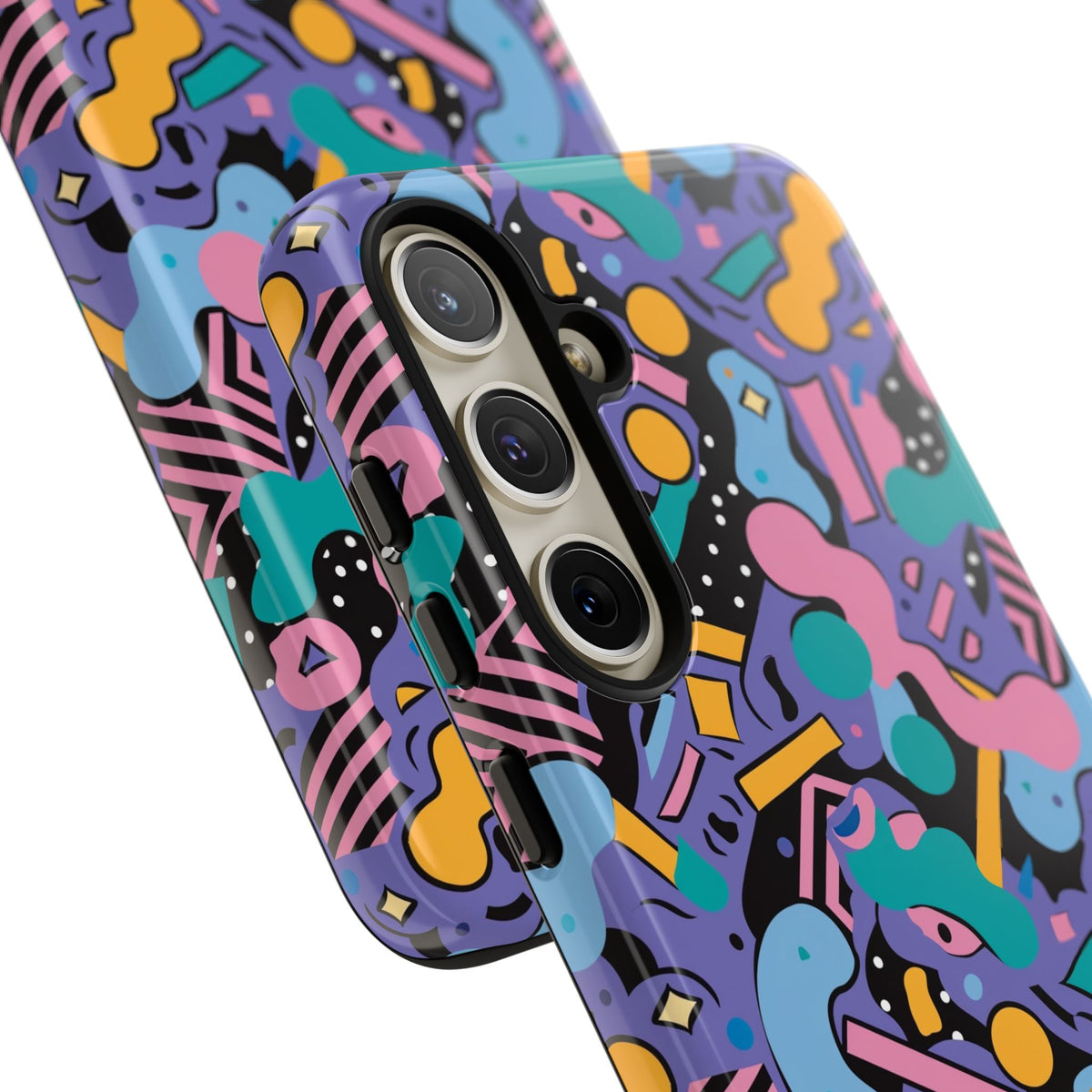 90s Themed Seamless Pattern Phone Case – Embrace Retro Style and Protection 234