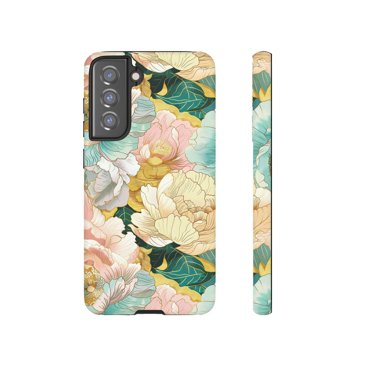 Japanese Blossom Asian Floral Design Phone Case – Elegant Floral Phone Cover