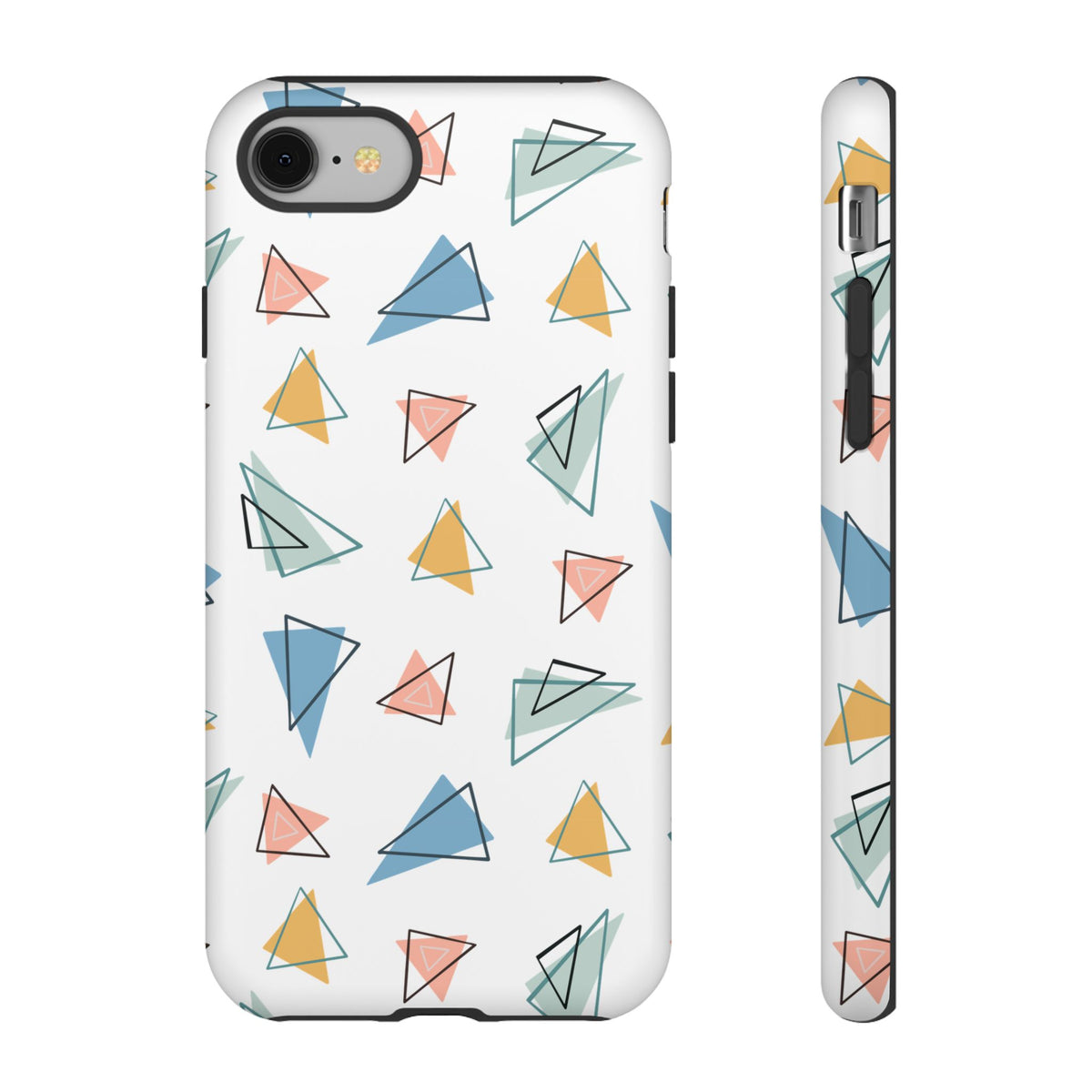 Triangle Pattern Phone Case – Modern & Durable Geometric Design