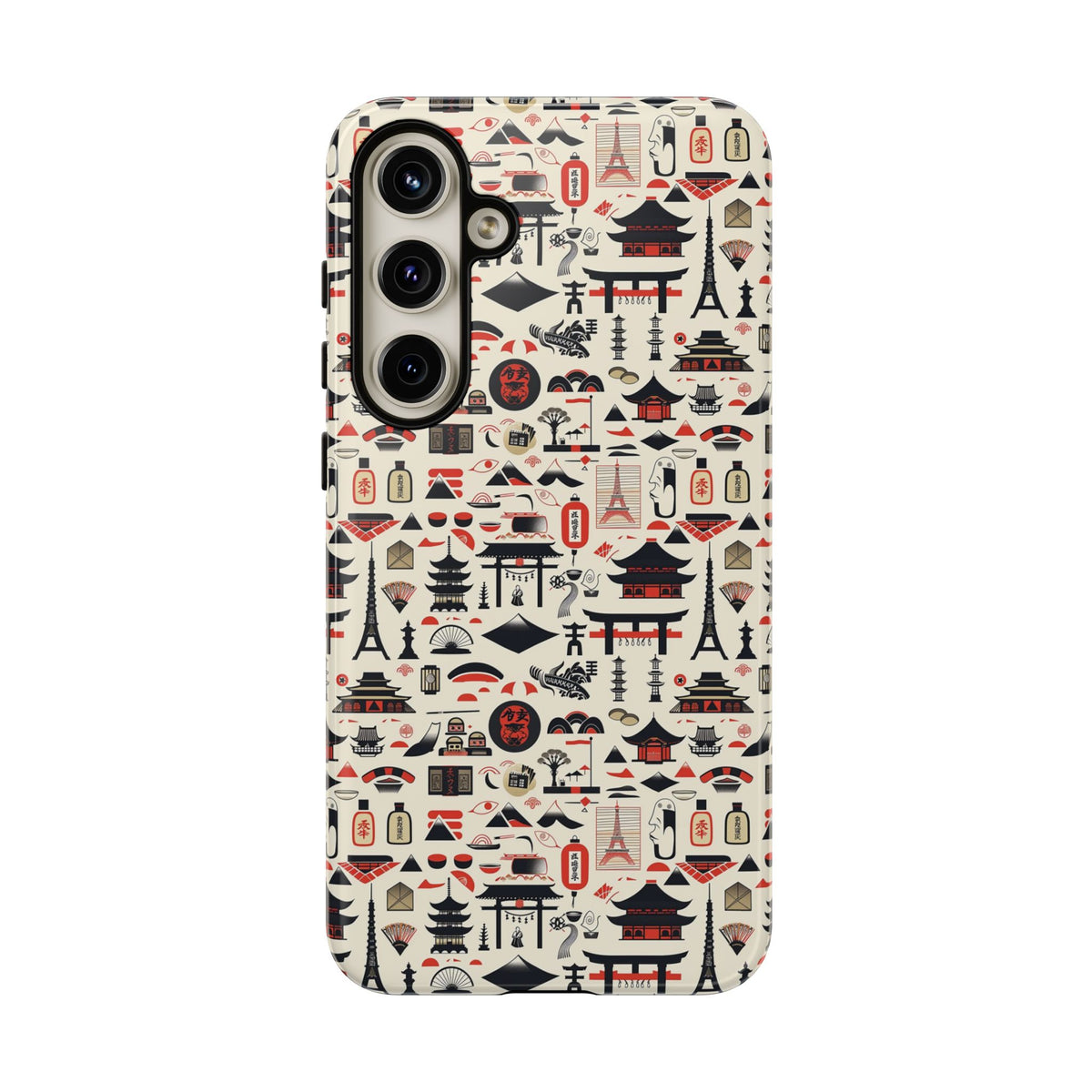 Japanese Pattern Phone Case – Elegant & Timeless Design for Your Phone 010