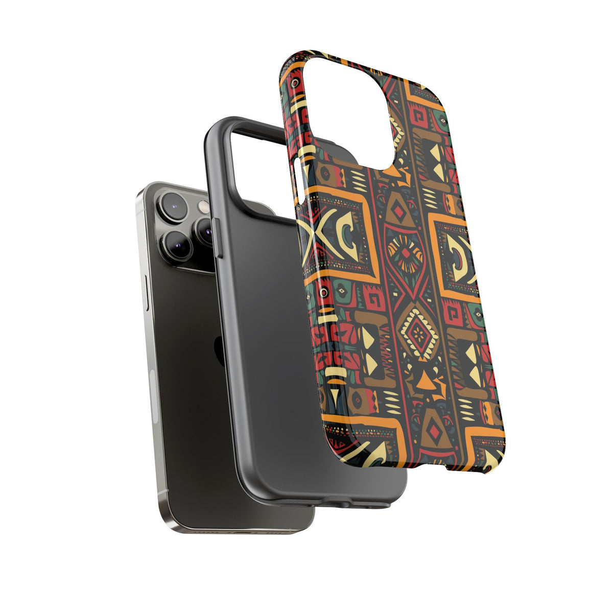 Stylish African Pattern Phone Case – Unique and Vibrant Protection 164