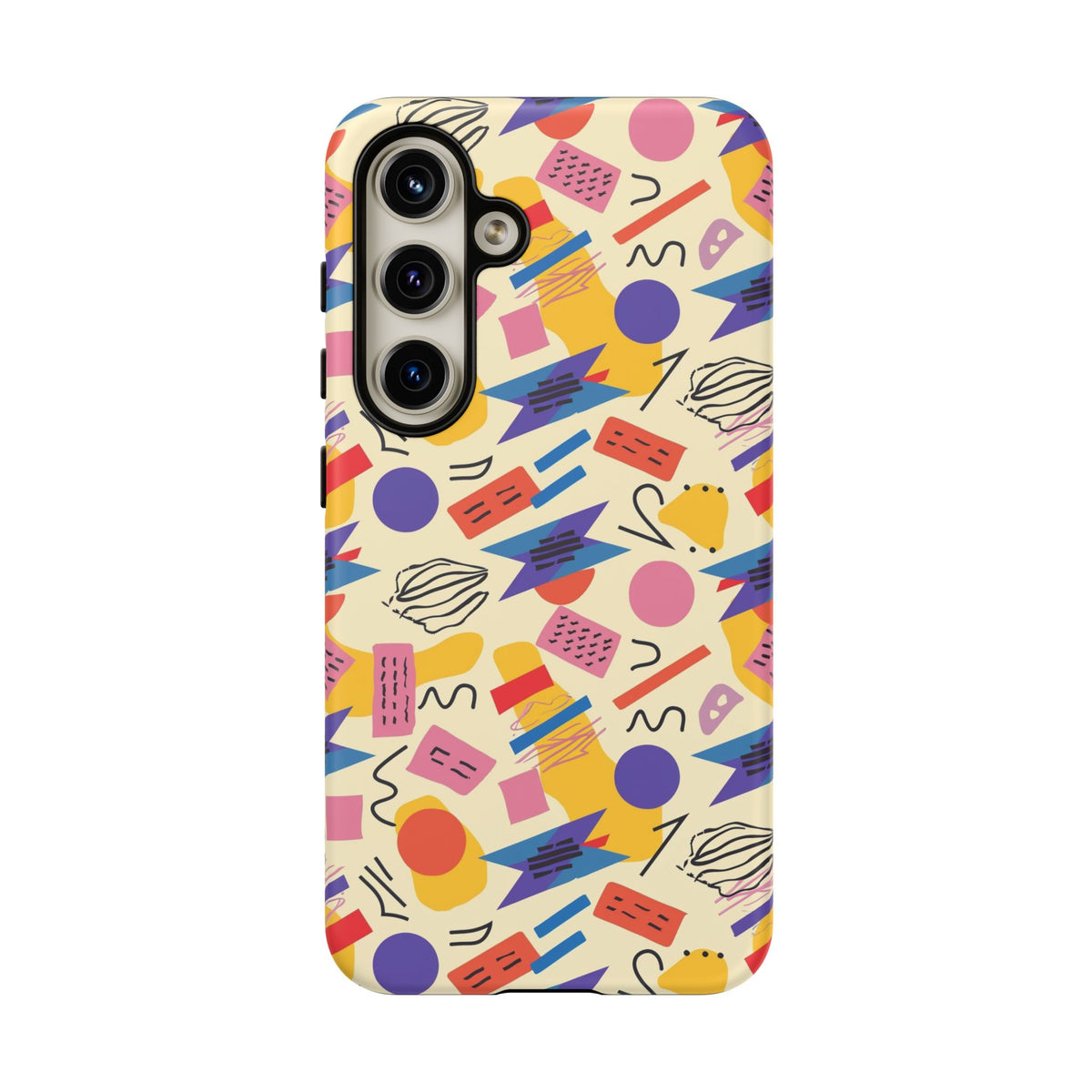 90s Themed Seamless Pattern Phone Case – Embrace Retro Style and Protection 270