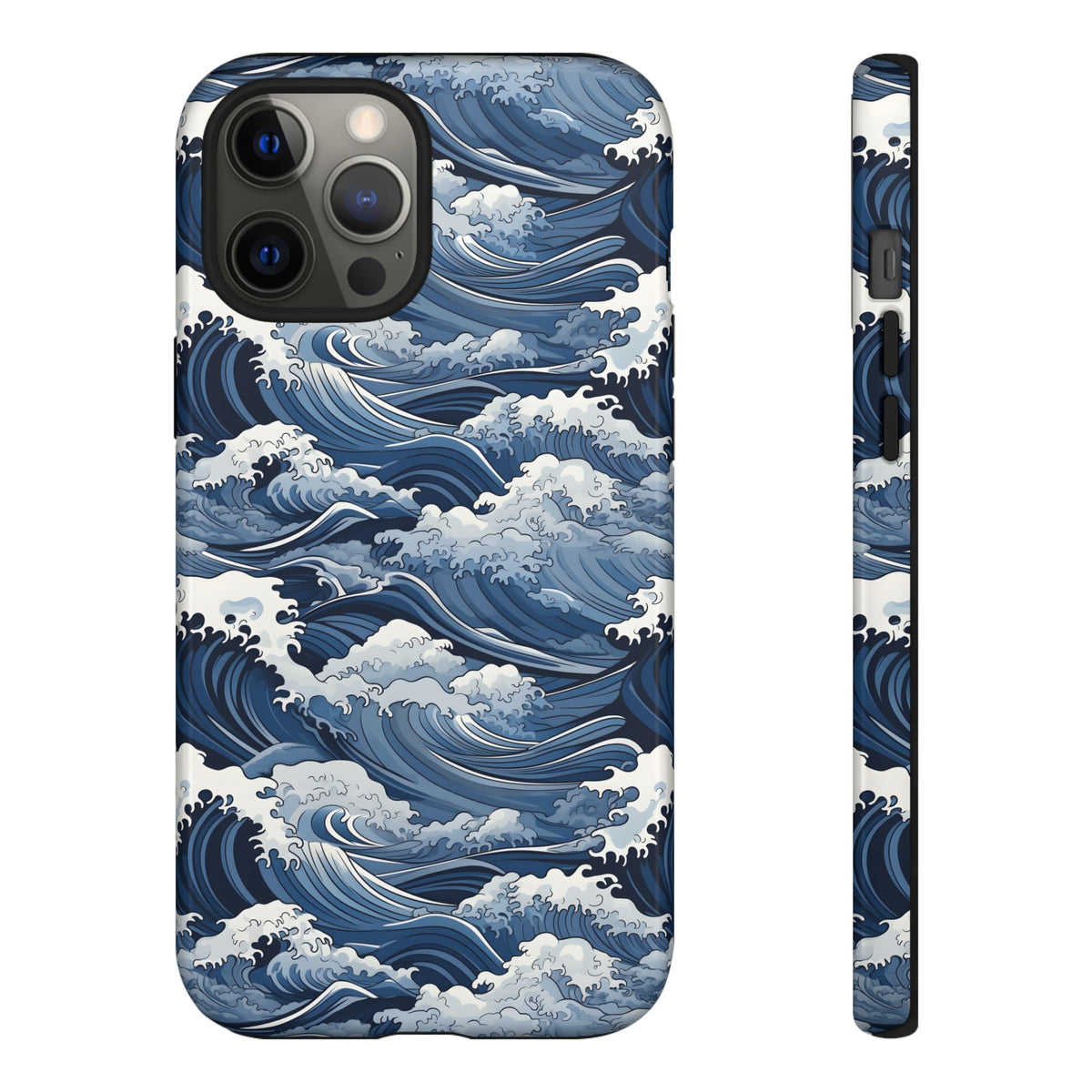 Japanese Waves Phone Case – Embrace Timeless Elegance with Classic Design