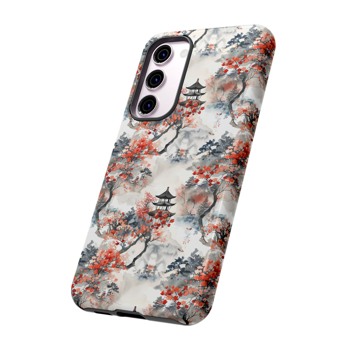 Japanese Pattern Phone Case – Elegant & Timeless Design for Your Phone 096