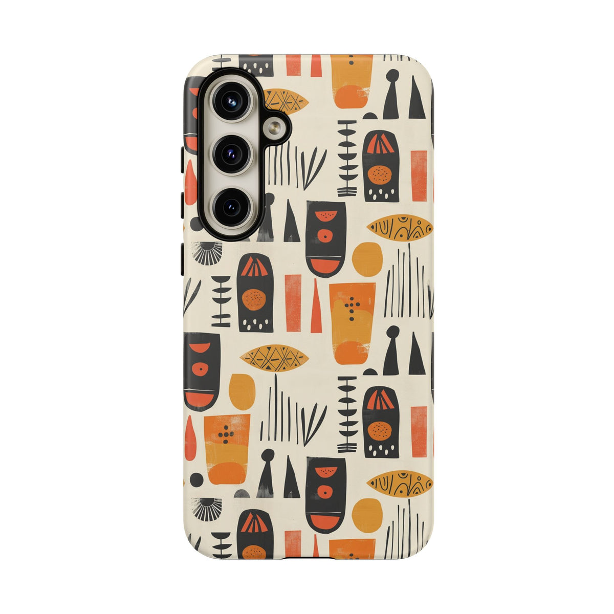 Stylish African Pattern Phone Case – Unique and Vibrant Protection 208