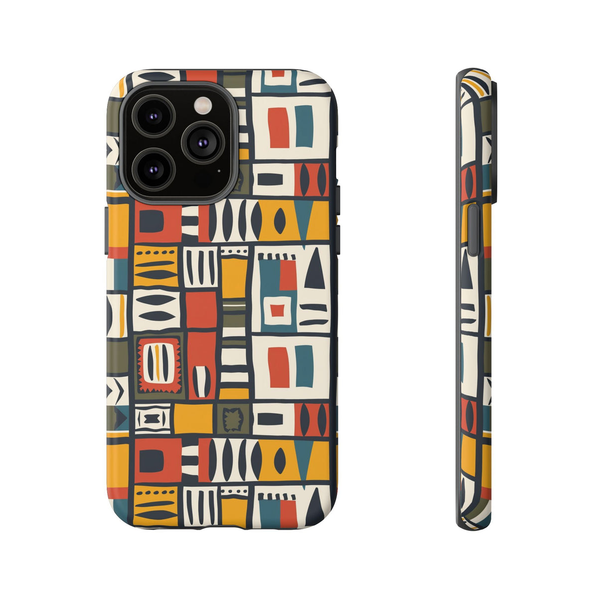 Stylish African Pattern Phone Case – Unique and Vibrant Protection 013