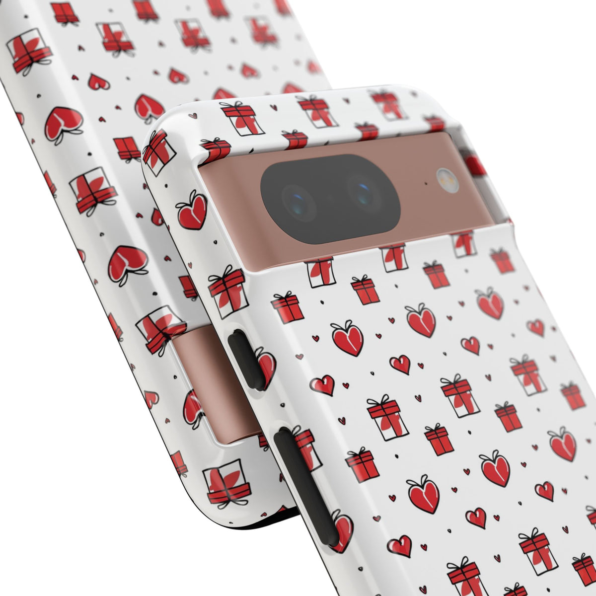 Heart Pattern Phone Case – Stylish & Loving Design for Your Device 234