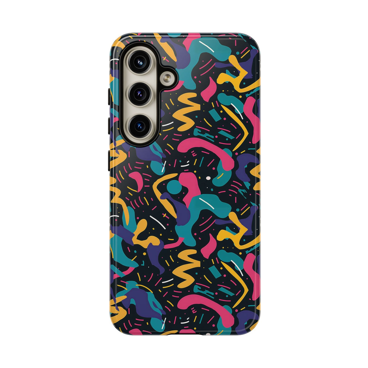 90s Themed Seamless Pattern Phone Case – Embrace Retro Style and Protection 235