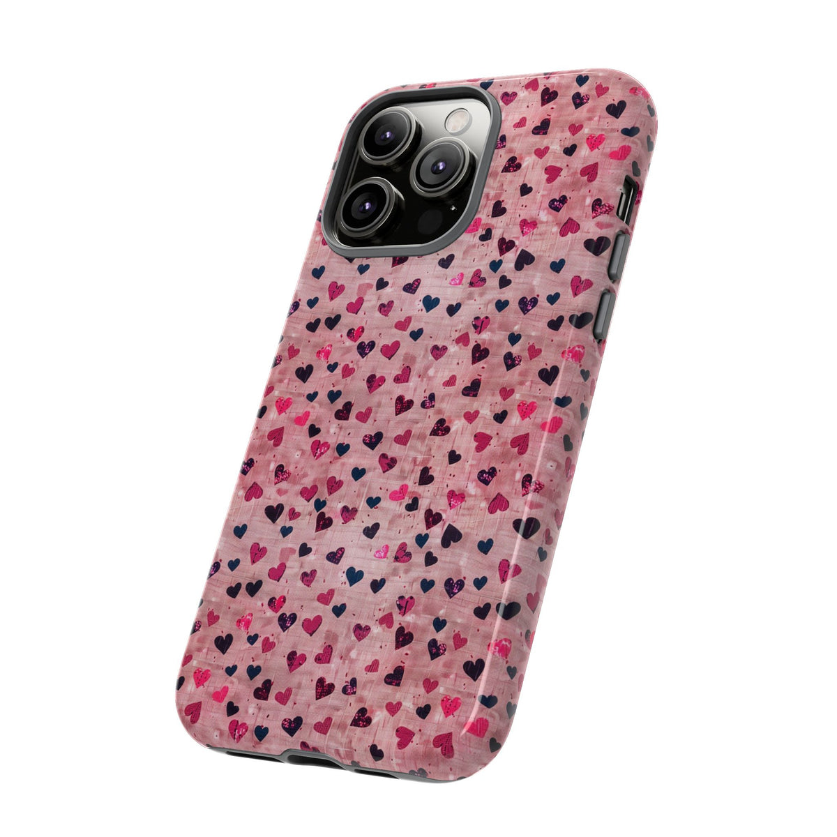 Heart Pattern Phone Case – Stylish & Loving Design for Your Device 229